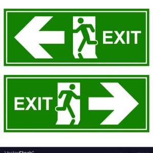 EXIT SIGNAGES